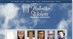 Desktop Screenshot of halbritterfunerals.com